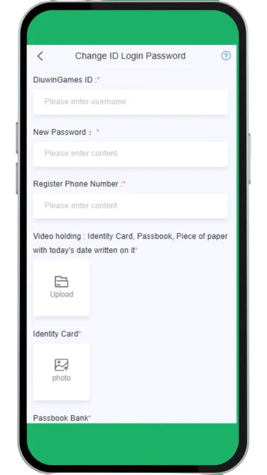 Fill details for pre login issue